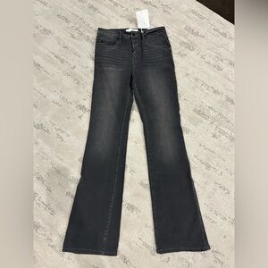 Kancan jeans new with tags. Light black distressed color with button closure.